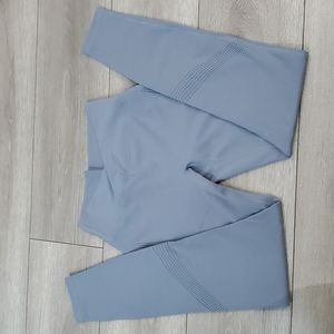 Alphalete surface path laser cut leggings